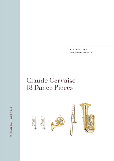 18 Renaissance Dance Pieces (Gervaise) (arr. Edition Maulwurf)