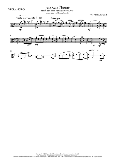 Jessica's Theme (breaking In The Colt) (arr. Sherry Lewis)