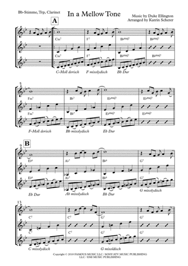 In A Mellow Tone (arr. Katrin Scherer)