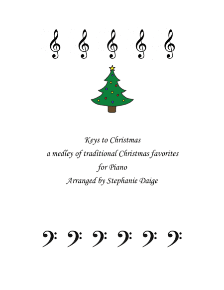 Keys to Christmas Medley for Piano (arr. Stephanie Daige)