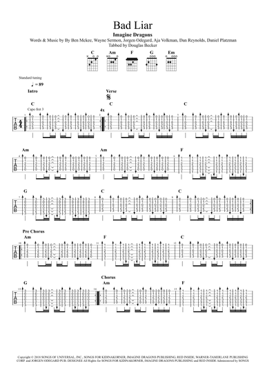 Bad Liar (arr. Douglas Becker)
