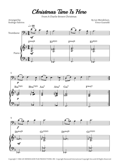 Christmas Time Is Here (arr. Rodrigo Faleiros)