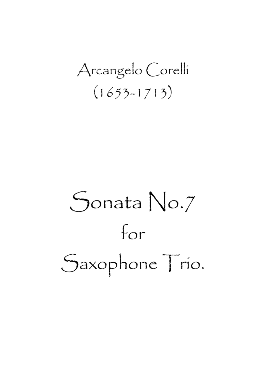 Sonata No.7 (arr. Spence Bundy)
