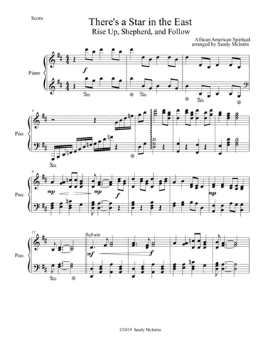 There's A Star in the East (arr. Sandy McIntire)