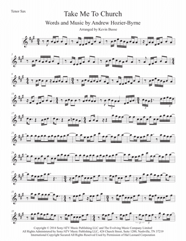 Take Me To Church (arr. Kevin Busse)