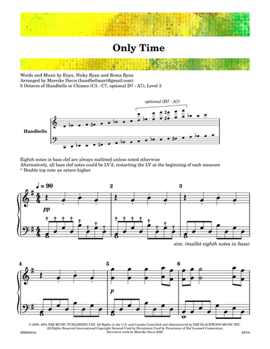 Only Time (arr. Mareike Davis)