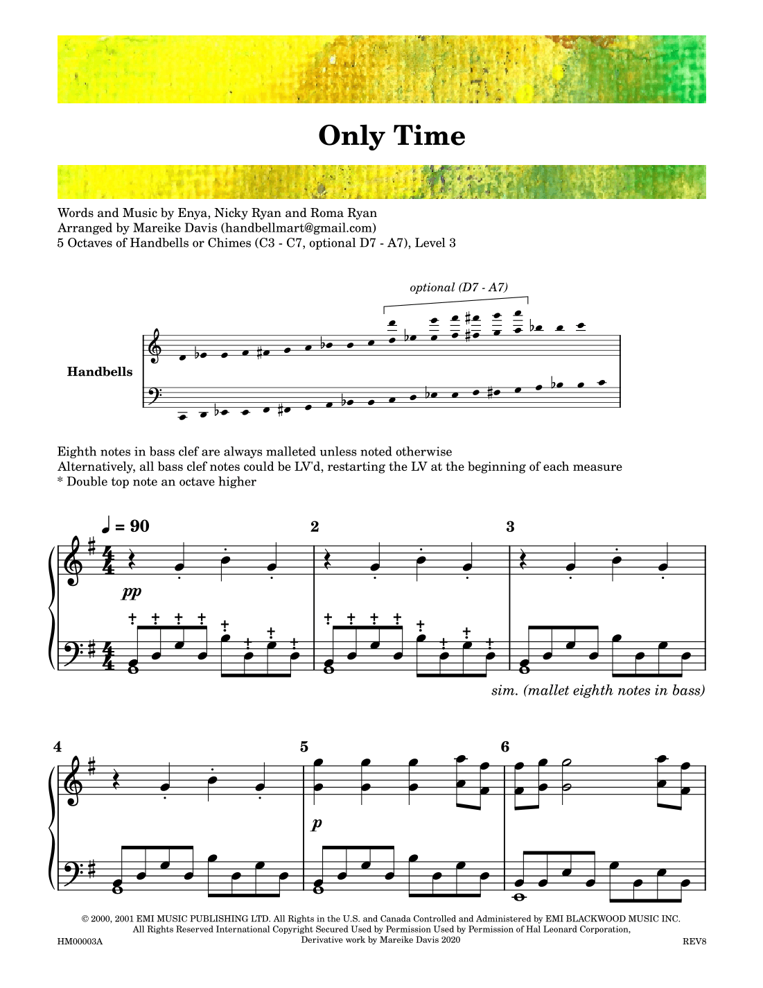 Only Time (arr. Mareike Davis)
