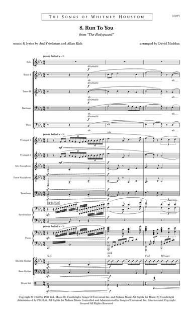 Run To You (arr. David Maddux)
