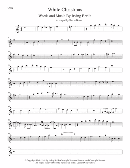 White Christmas (arr. Kevin Busse)