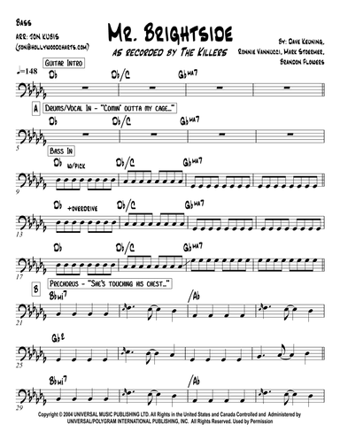 Mr. Brightside (arr. Jon Kubis)