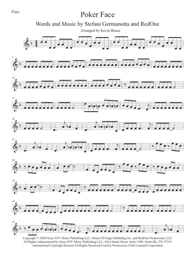 Poker Face (arr. Kevin Busse)