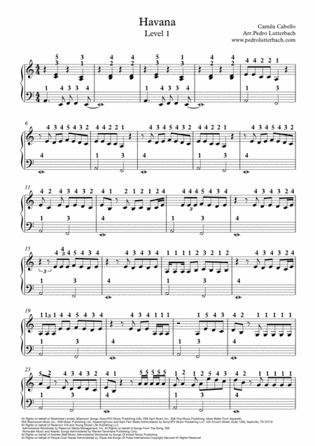 Havana (arr. Pedro Lutterbach)