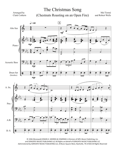 The Christmas Song (chestnuts Roasting On An Open Fire) (arr. Clark Cothern)