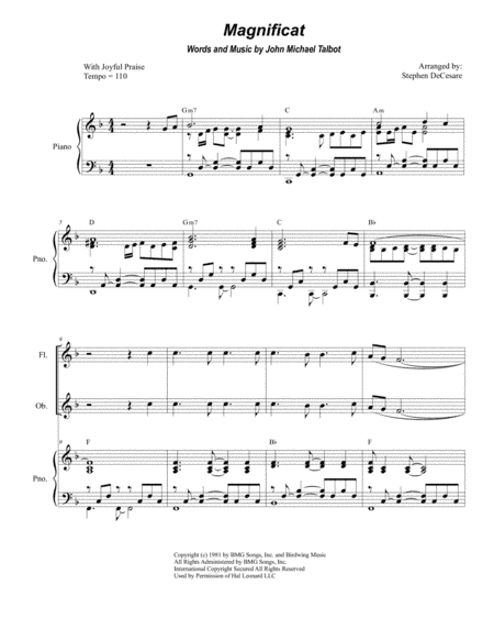 Magnificat (arr. Stephen DeCesare)