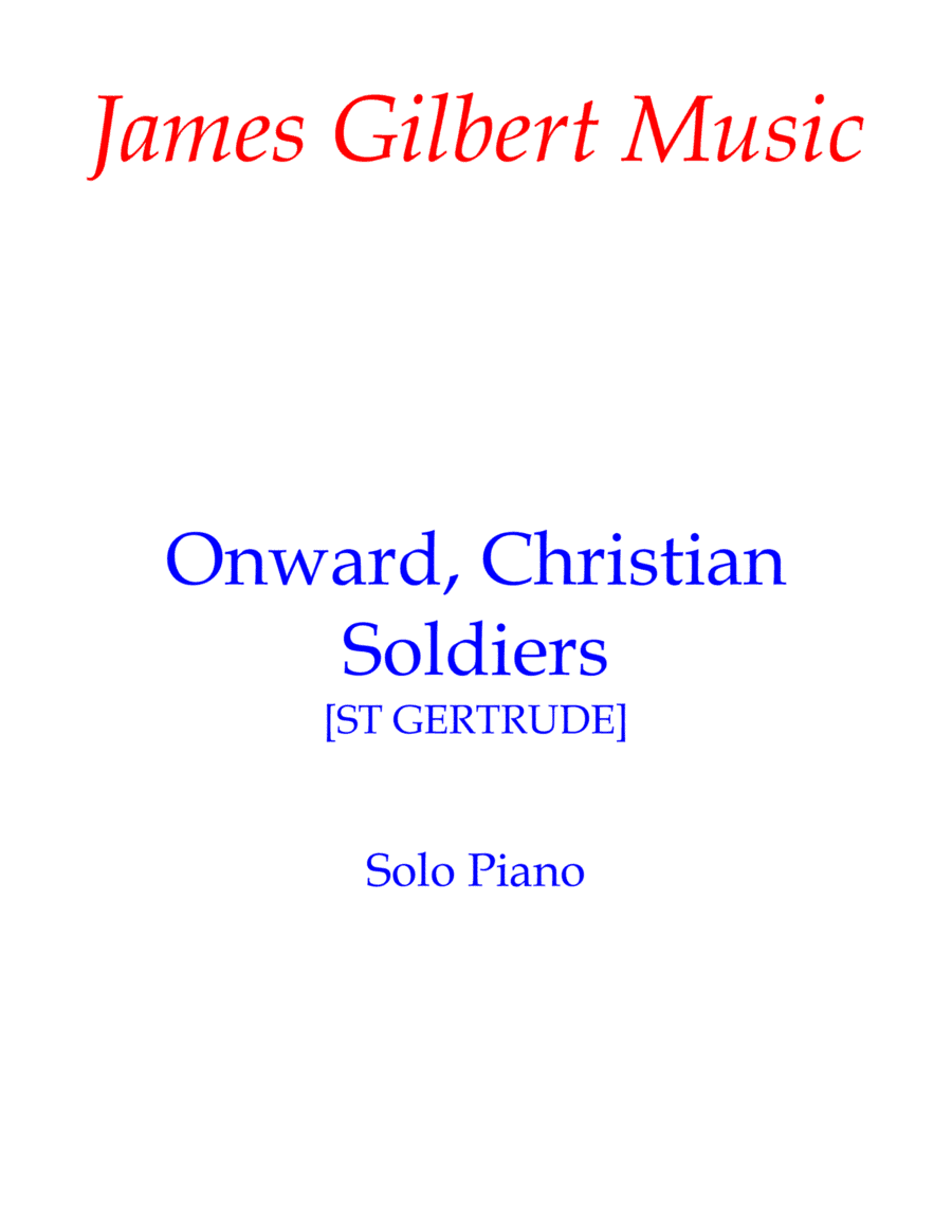Onward, Christian Soldiers (arr. James Gilbert)