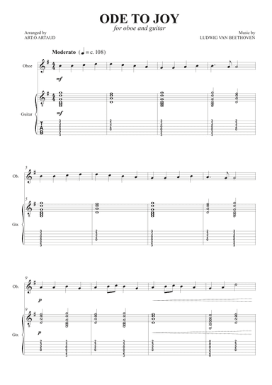 Ode to Joy (arr. Art.o Artaud)