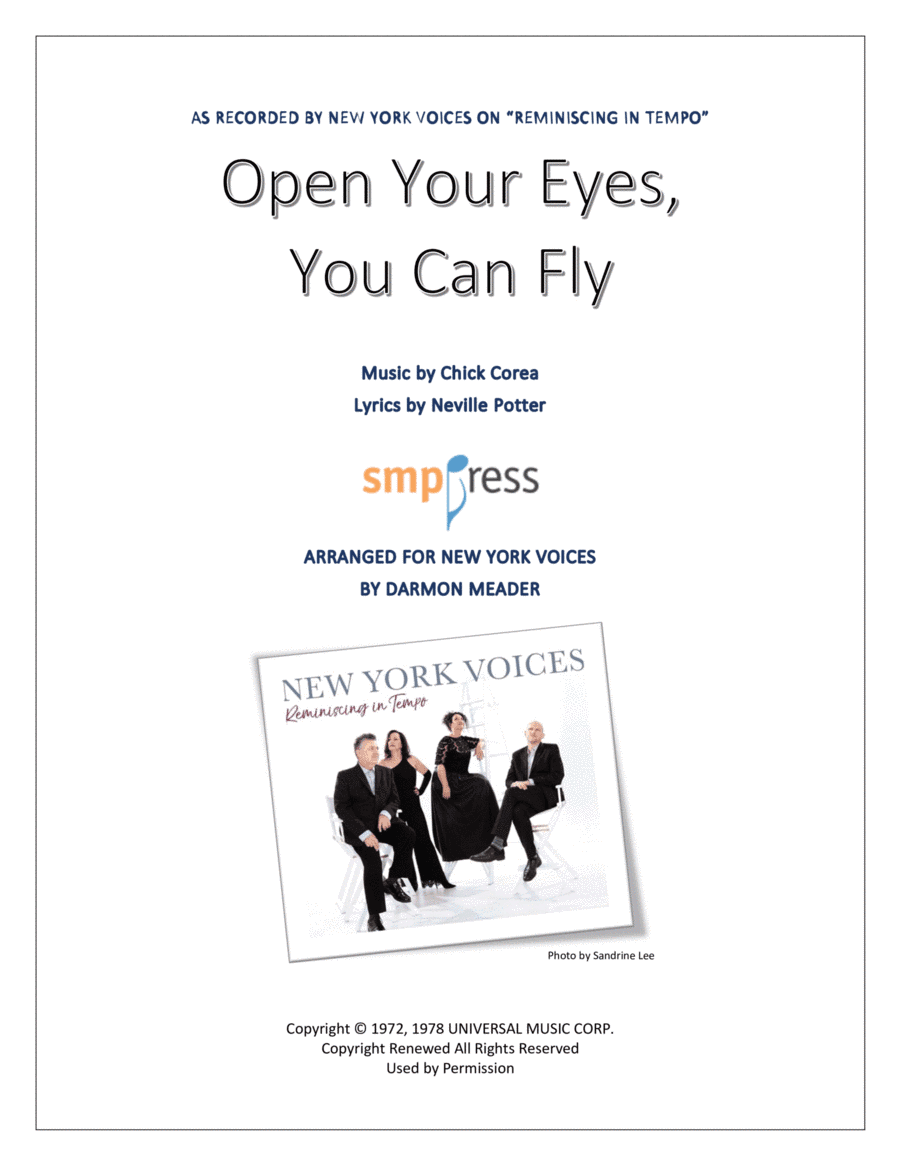 Open Your Eyes, You Can Fly (arr. Darmon Meader)