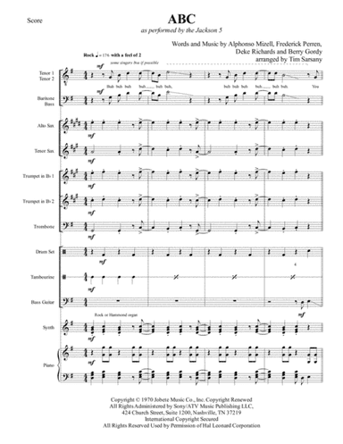 ABC (arr. Tim Sarsany)