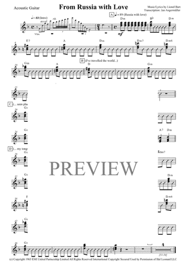 From Russia With Love (arr. Jan Angermüller)