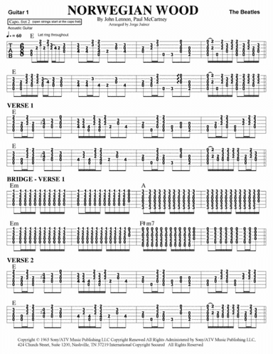 Norwegian Wood (this Bird Has Flown) (arr. Jorge Juárez)