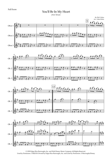 You'll Be In My Heart (arr. Fabio Britto)