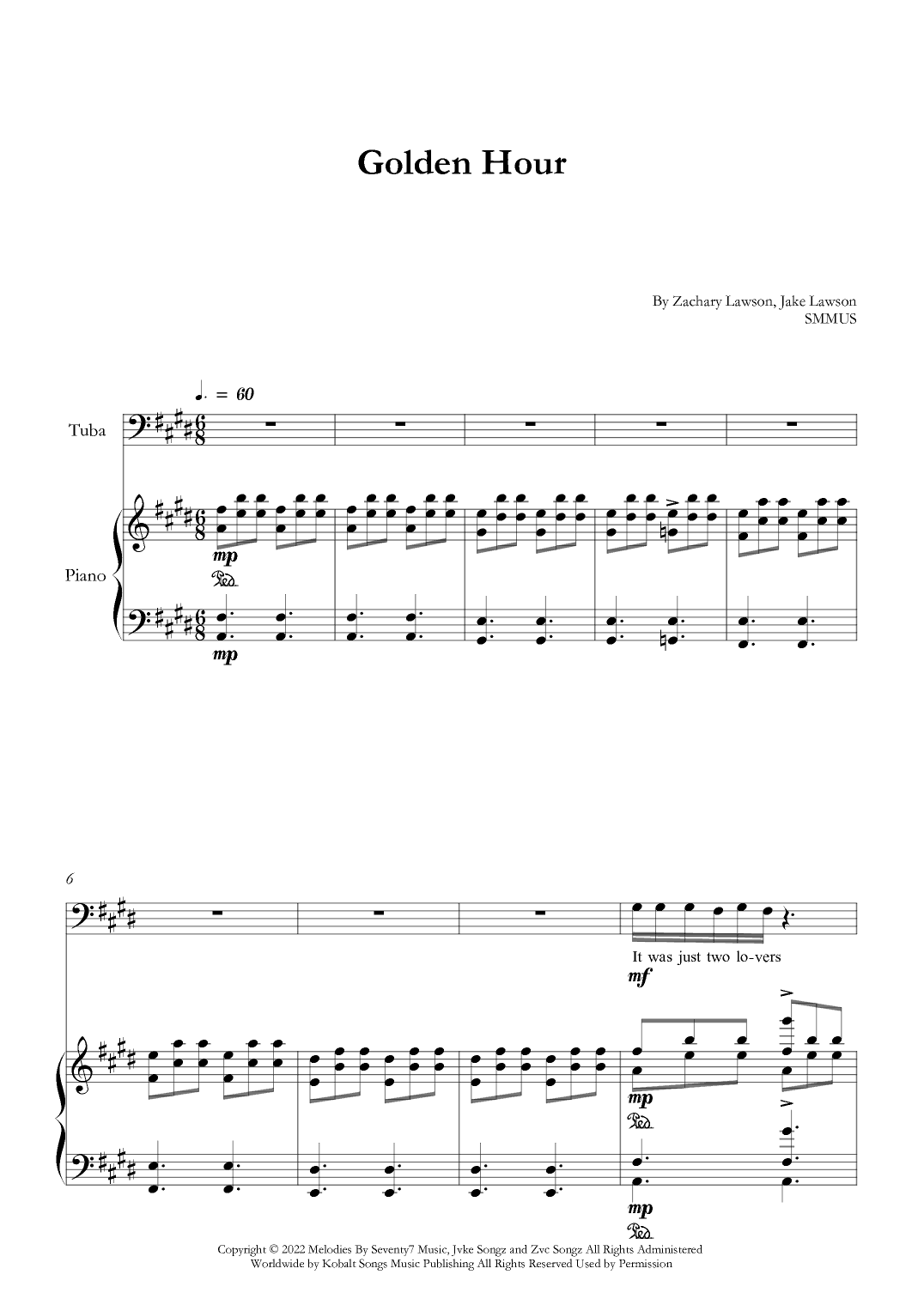 Golden Hour (arr. SMMUS)