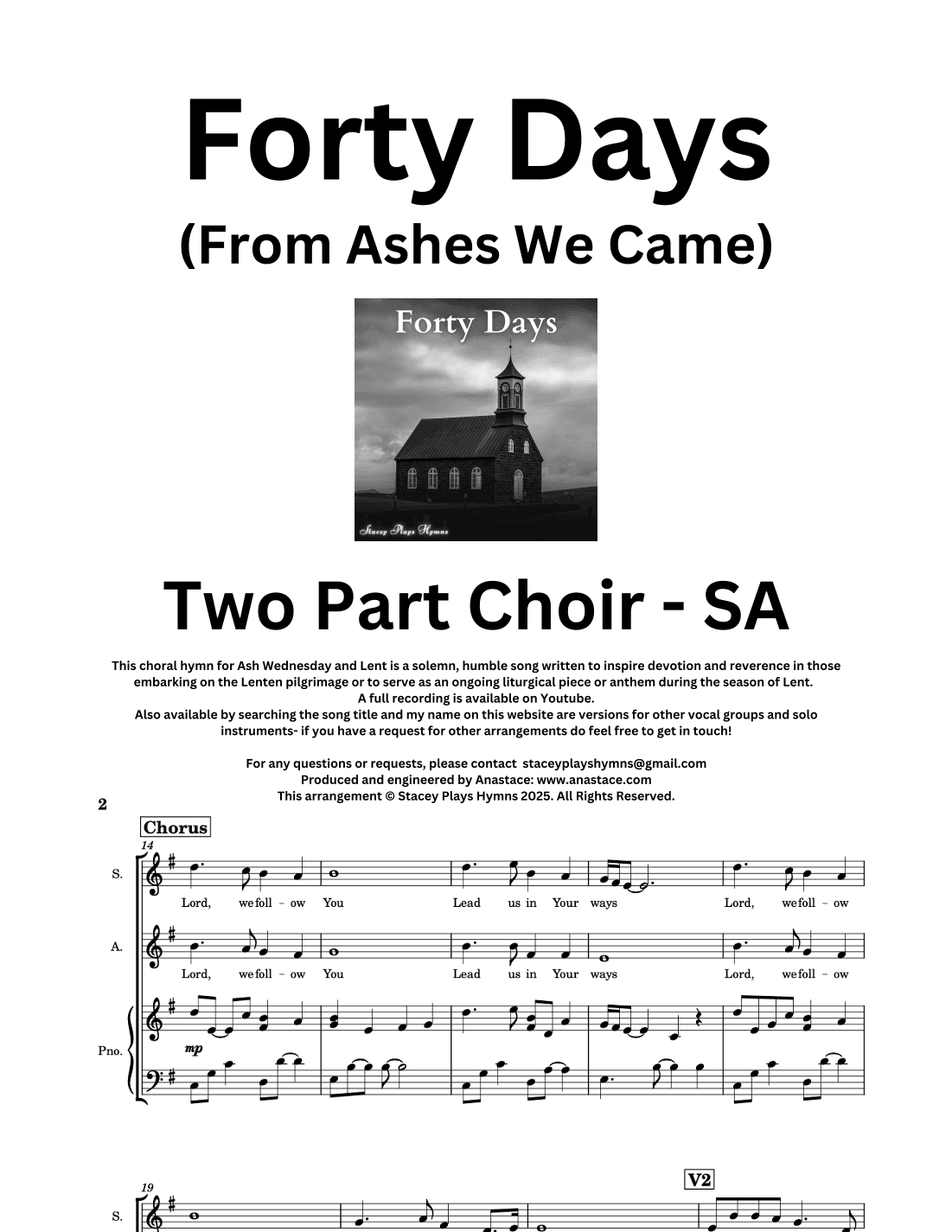 Forty Days (From Ashes We Came) - SA