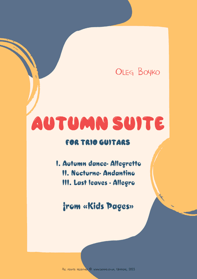 "Autumn suite" for trio guitars