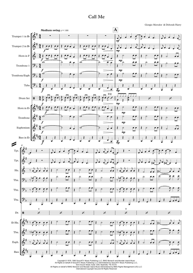 Call Me (arr. Kevin P Holdgate)