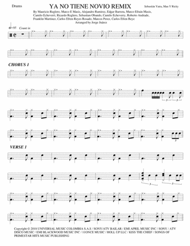 Ya No Tiene Novio Remix (arr. Jorge Juárez)