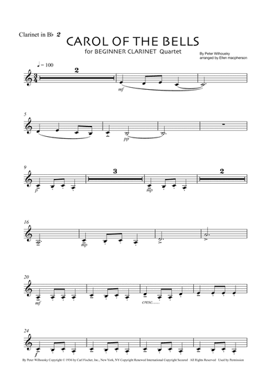 Carol Of The Bells (arr. Ellen Macpherson)