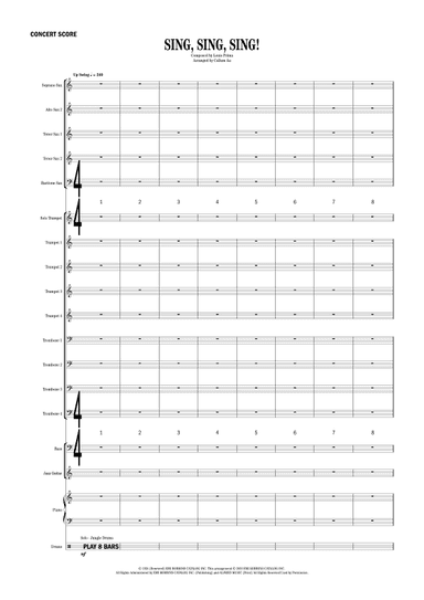 Sing, Sing, Sing (arr. Callum Au)