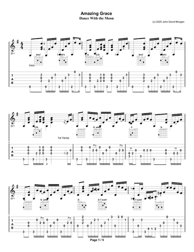 Amazing Grace (arr. John David Morgan)