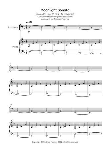 Moonlight Sonata (arr. Rodrigo Faleiros)
