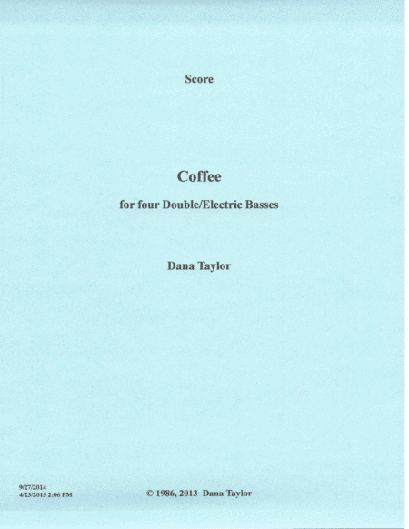 Coffee-Bass