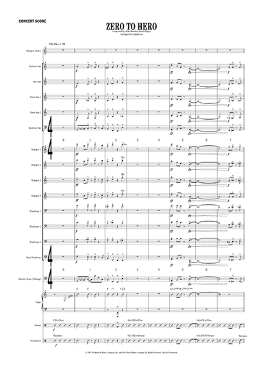 Zero To Hero (arr. Callum Au)
