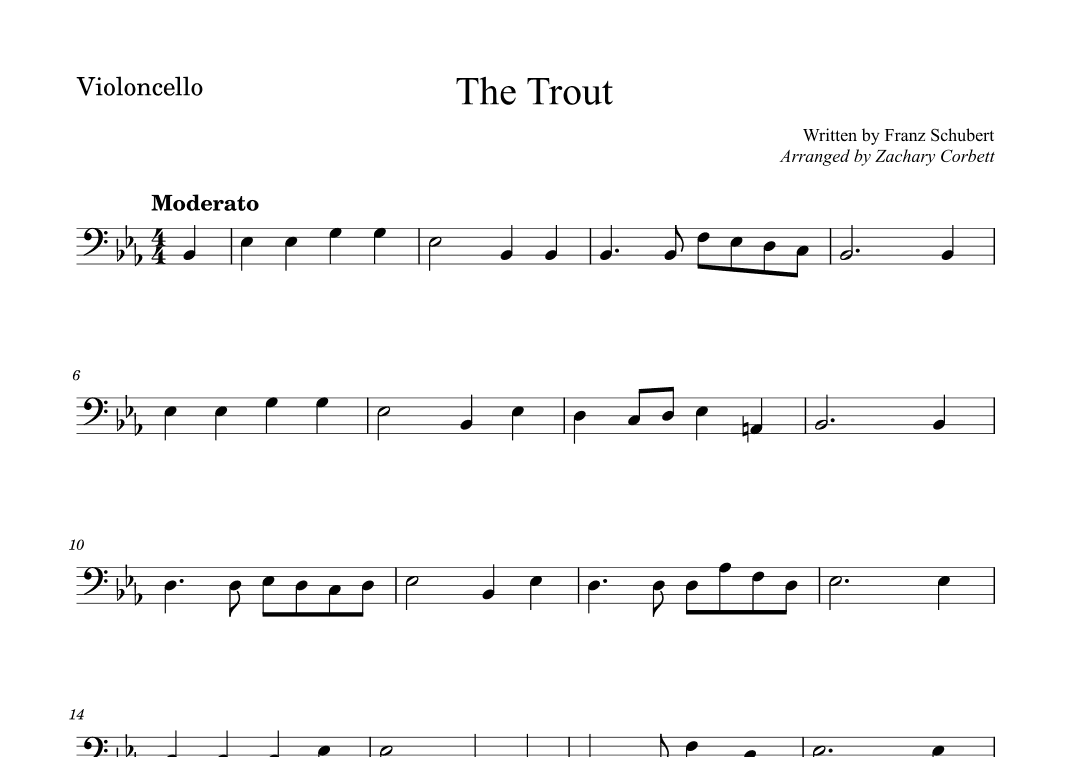 The Trout (arr. Zachary Corbett)