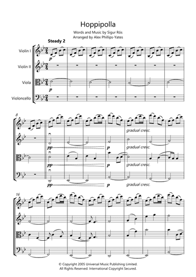 Hoppipolla (arr. Alex Phillips-Yates)