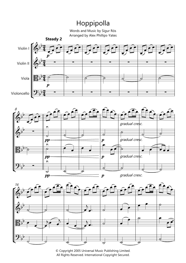 Hoppipolla (arr. Alex Phillips-Yates)