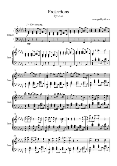 Projections (arr. Grace)