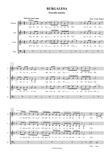Burgalesa (arr. César Zumel)