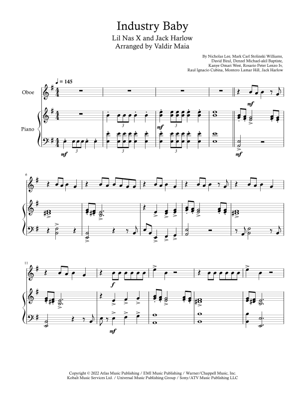 Industry Baby (arr. Valdir Maia)