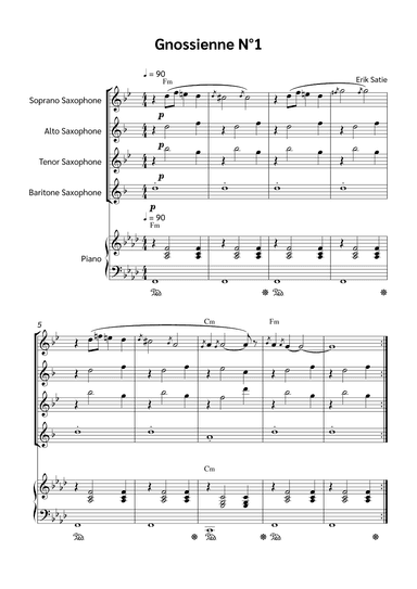 Gnossienne N°1 (arr. Jackson Spindler)