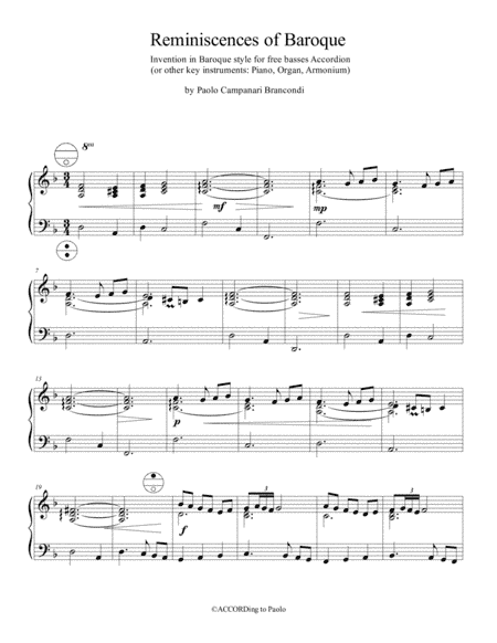Reminiscences of Baroque