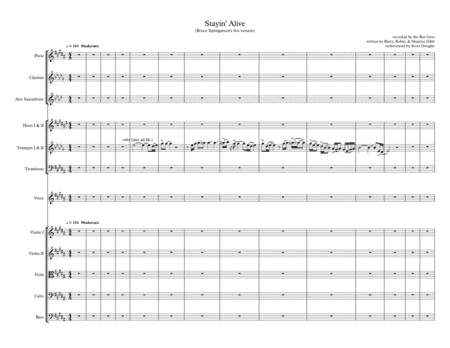 Stayin' Alive  from the Motion Picture SATURDAY NIGHT FEVER (arr. Scott Douglas)