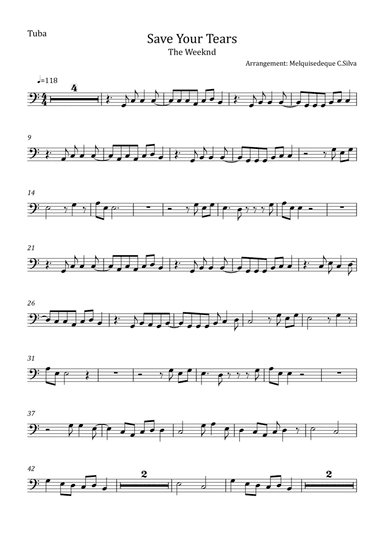 Save Your Tears (arr. Melquisedeque C.Silva)