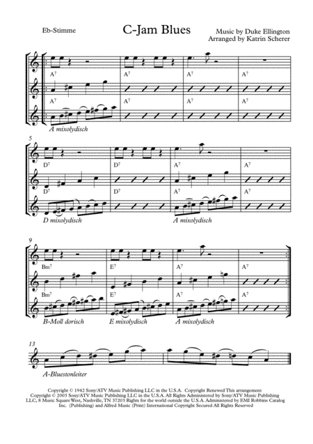C-jam Blues (arr. Katrin Scherer)