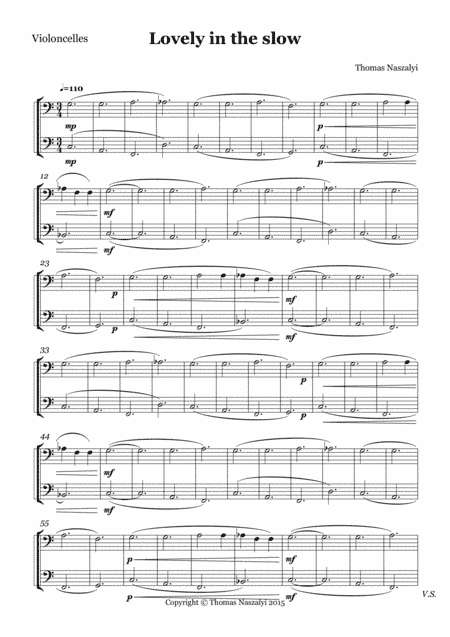 Lovely in the Slow/Cello PART