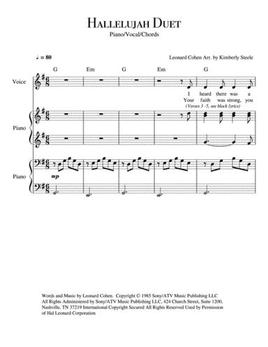 Hallelujah (arr. Kimberly Steele)