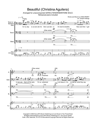 Beautiful (arr. Joseph Hollings)